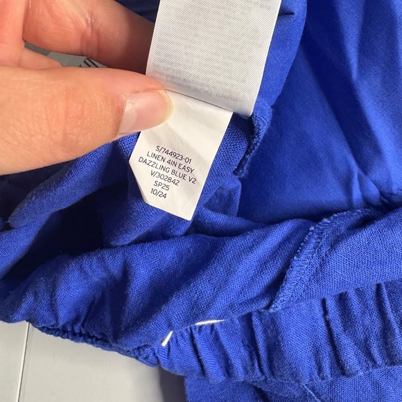 NWT Gap Blue Linen Shorts - Picture 9 of 14